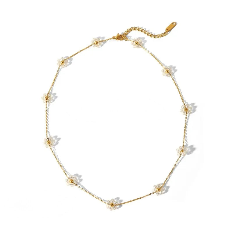 flower necklace