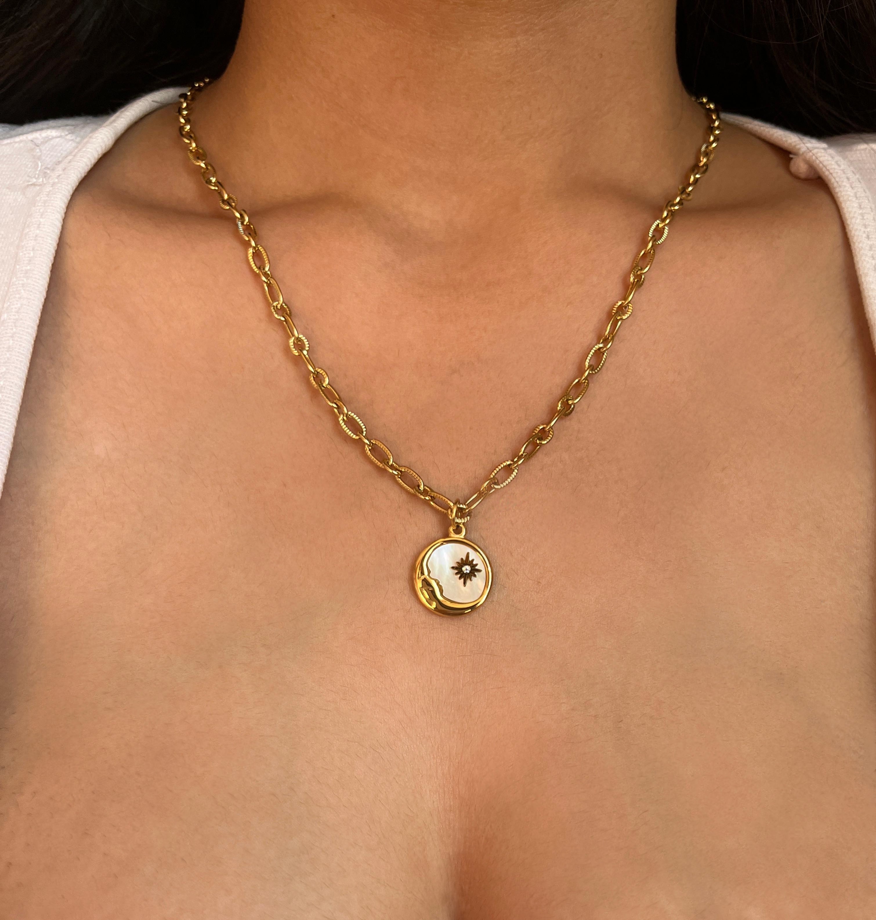 moon shine necklace