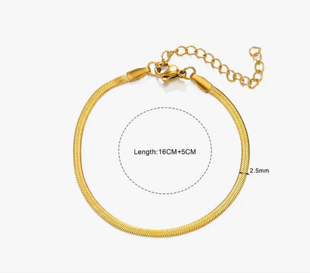 Snake chain bracelet