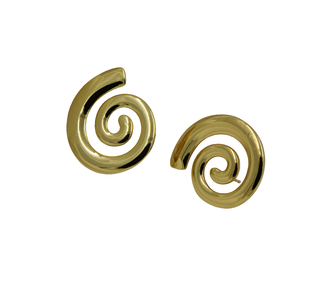 Spiral earrings