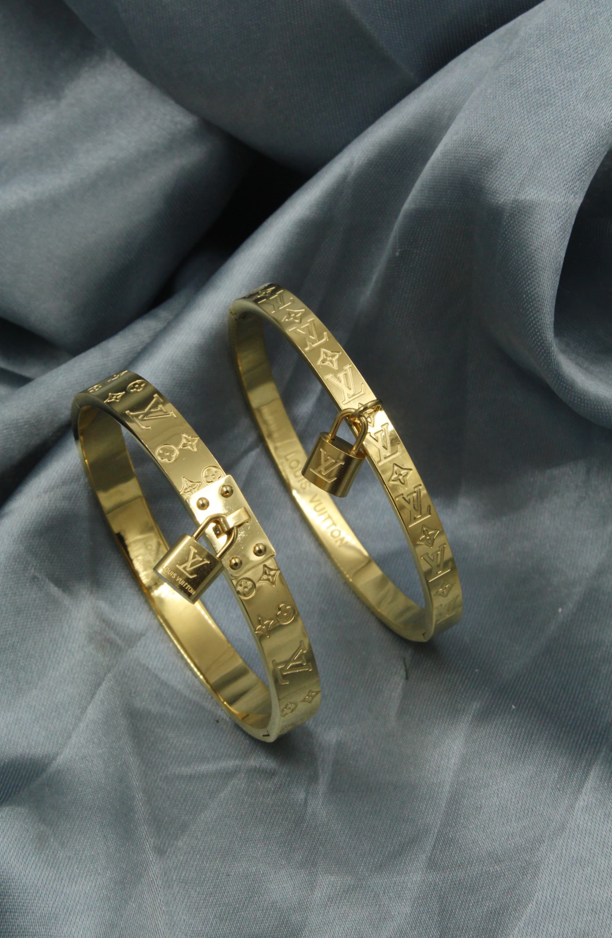 LV lock bracelet